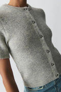 Knitted cardigan - Gris anthracite