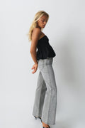 Balloon tube top - Blanc cassé