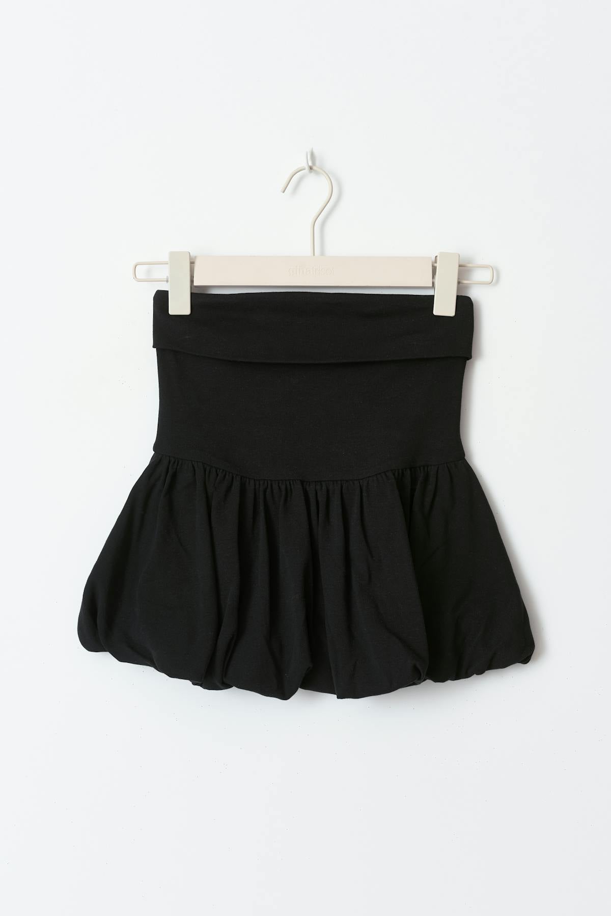 Balloon tube top - Noir
