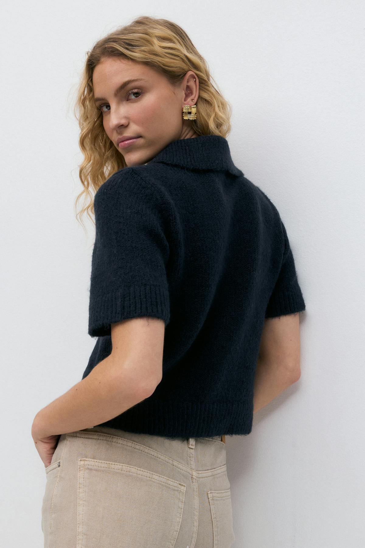 Knitted cardigan - Warm white