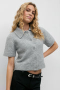 Knitted cardigan - Blanc cassé
