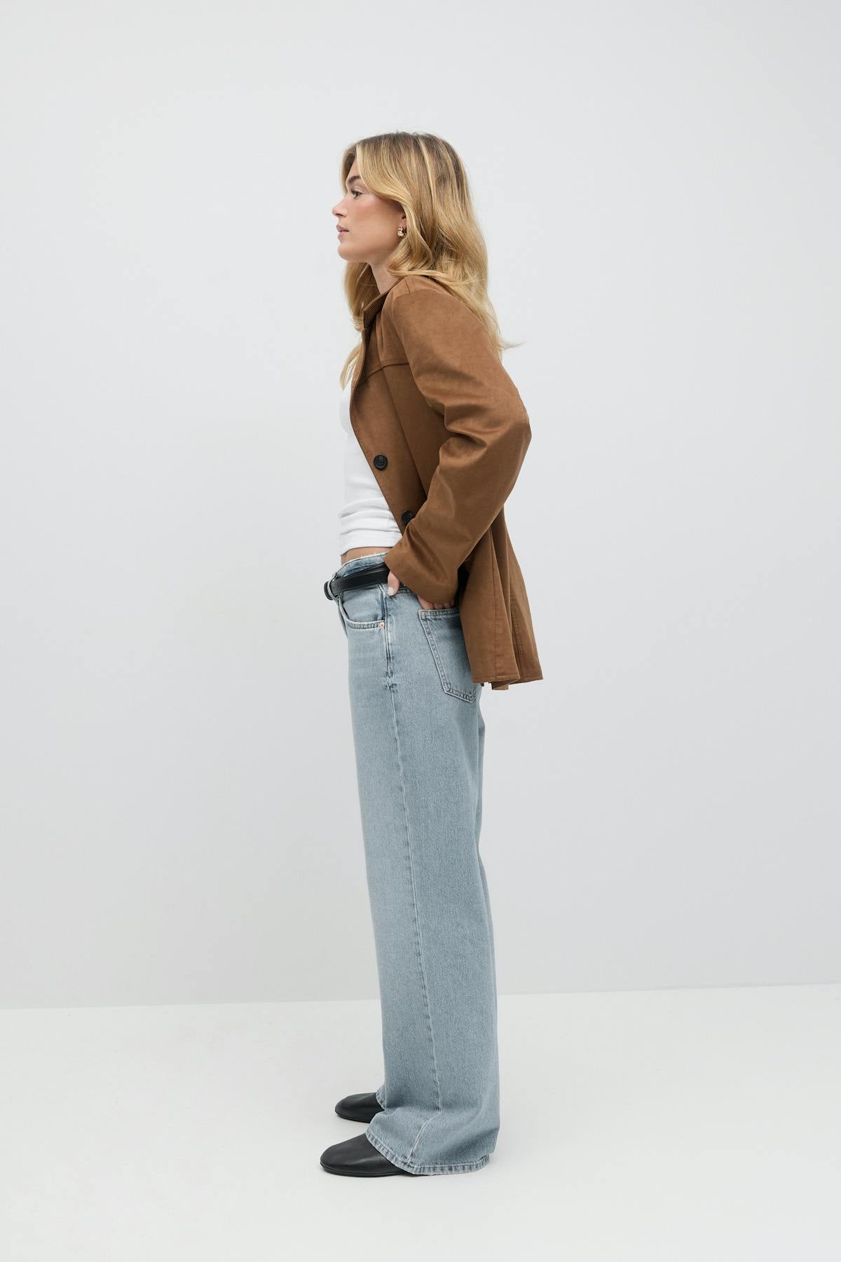 Perfect wide jeans - Bleu clair