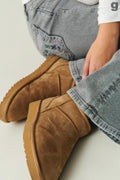 Y cozy boot - Chestnut