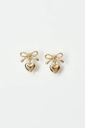 Bow earrings - Doré
