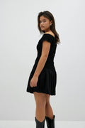 Y balloon tube dress - Noir