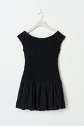 Y balloon tube dress - Noir