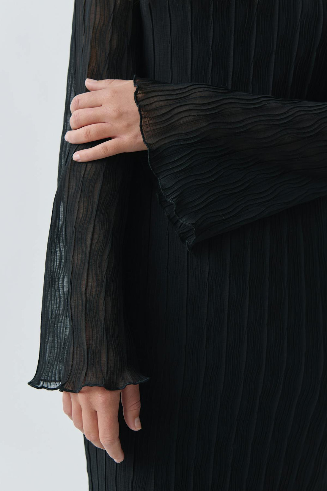 Pleated dress - Noir