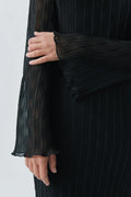 Pleated dress - Noir