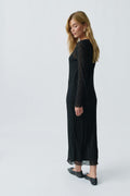 Pleated dress - Noir