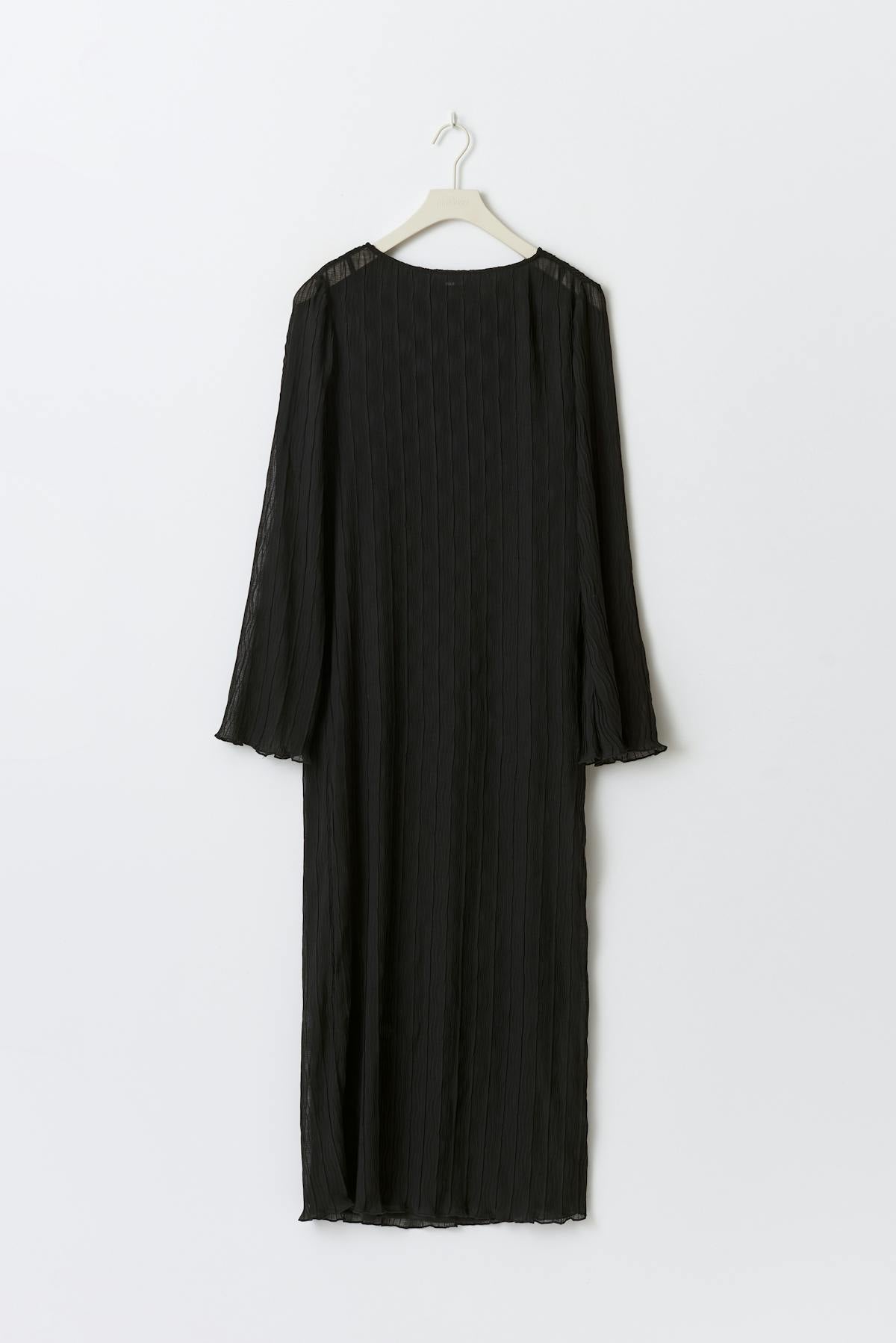 Pleated dress - Noir
