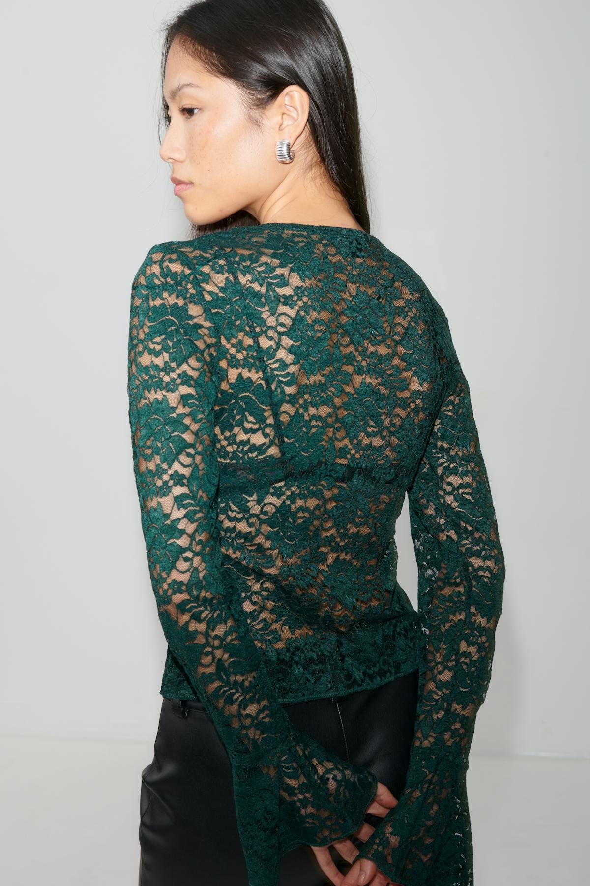Lace top - Blanc cassé