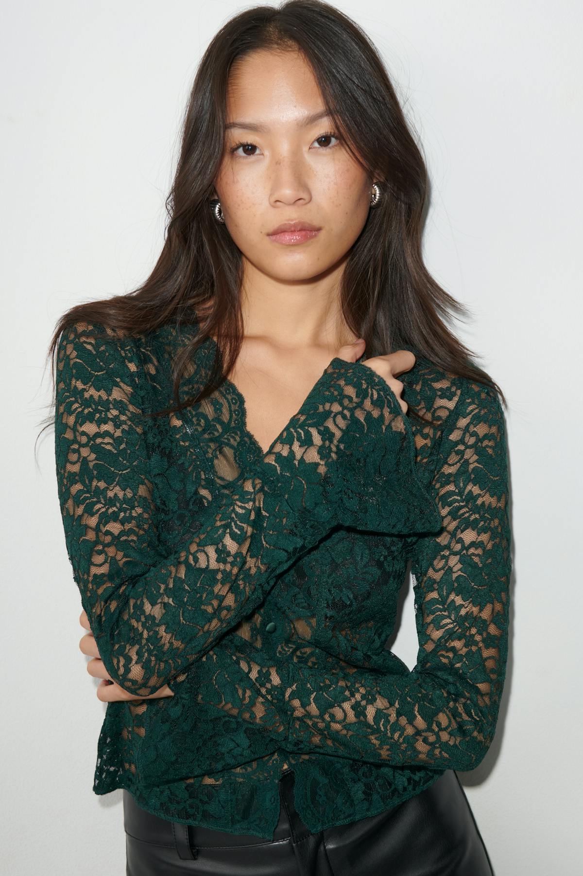 Lace top - Blanc cassé