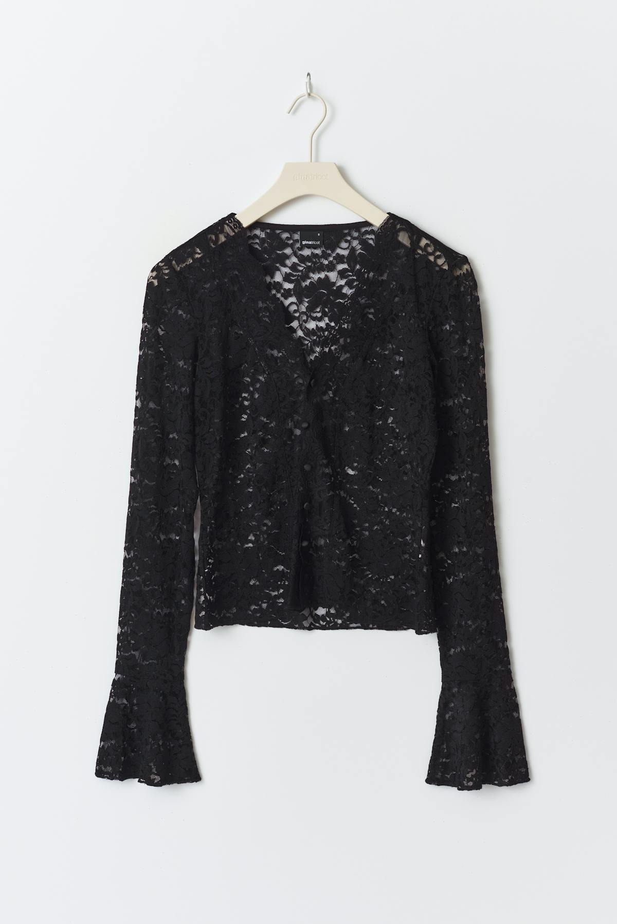 Lace top - Noir