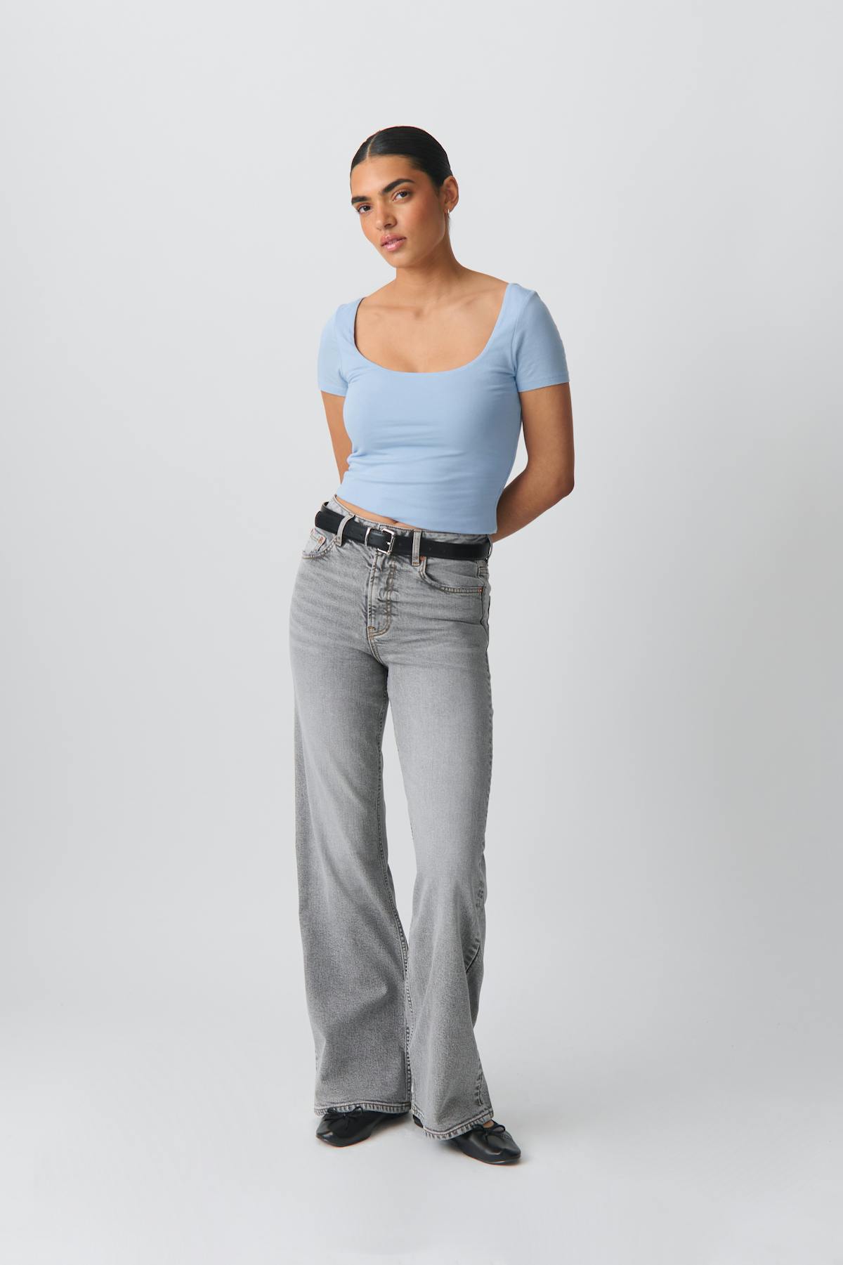 Short sleeve tight top - Open air