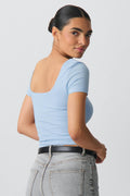 Short sleeve tight top - Open air