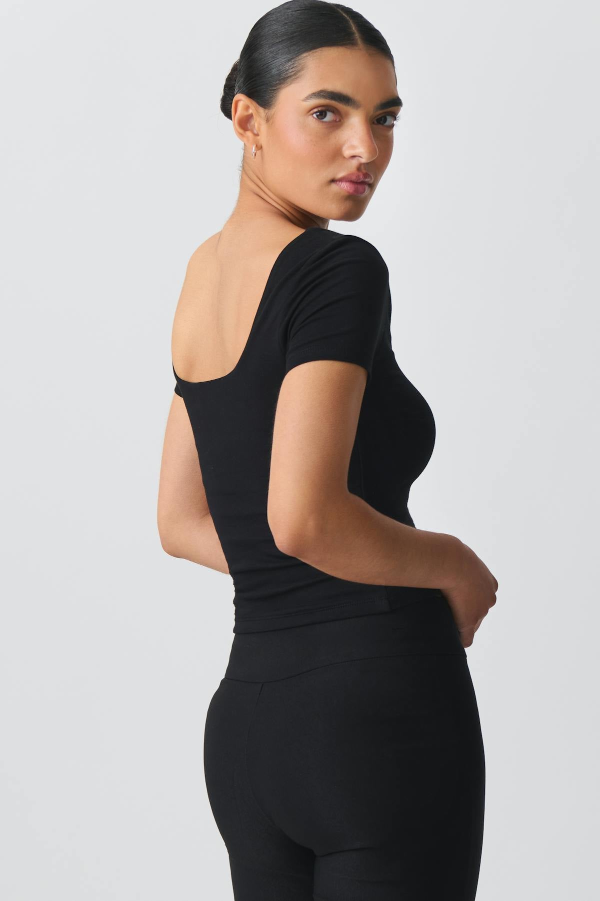 Short sleeve tight top - Open air