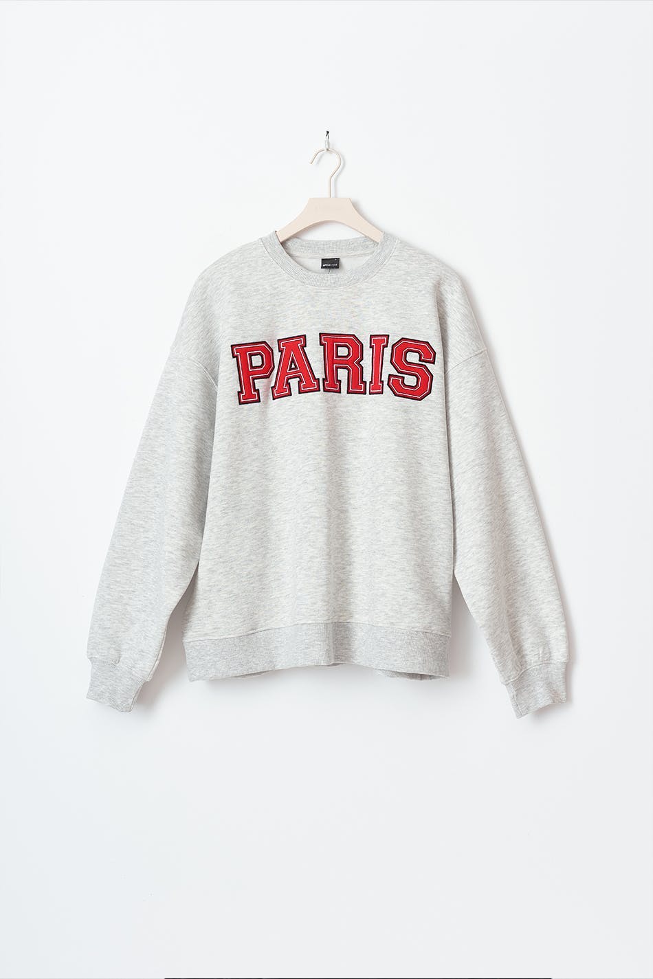 Printed sweater - Grey melange