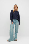 Basic sweater - Lt grey melange