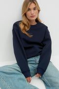 Basic sweater - Lt grey melange