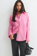Poplin shirt - Blue/white