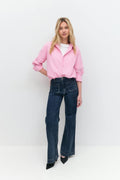 Linen blend shirt - Bleu clair