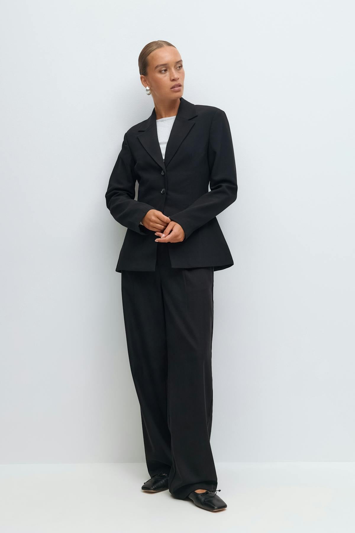 Shaped blazer - Beige