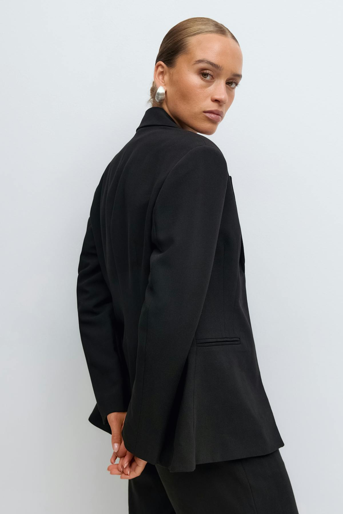 Shaped blazer - Beige