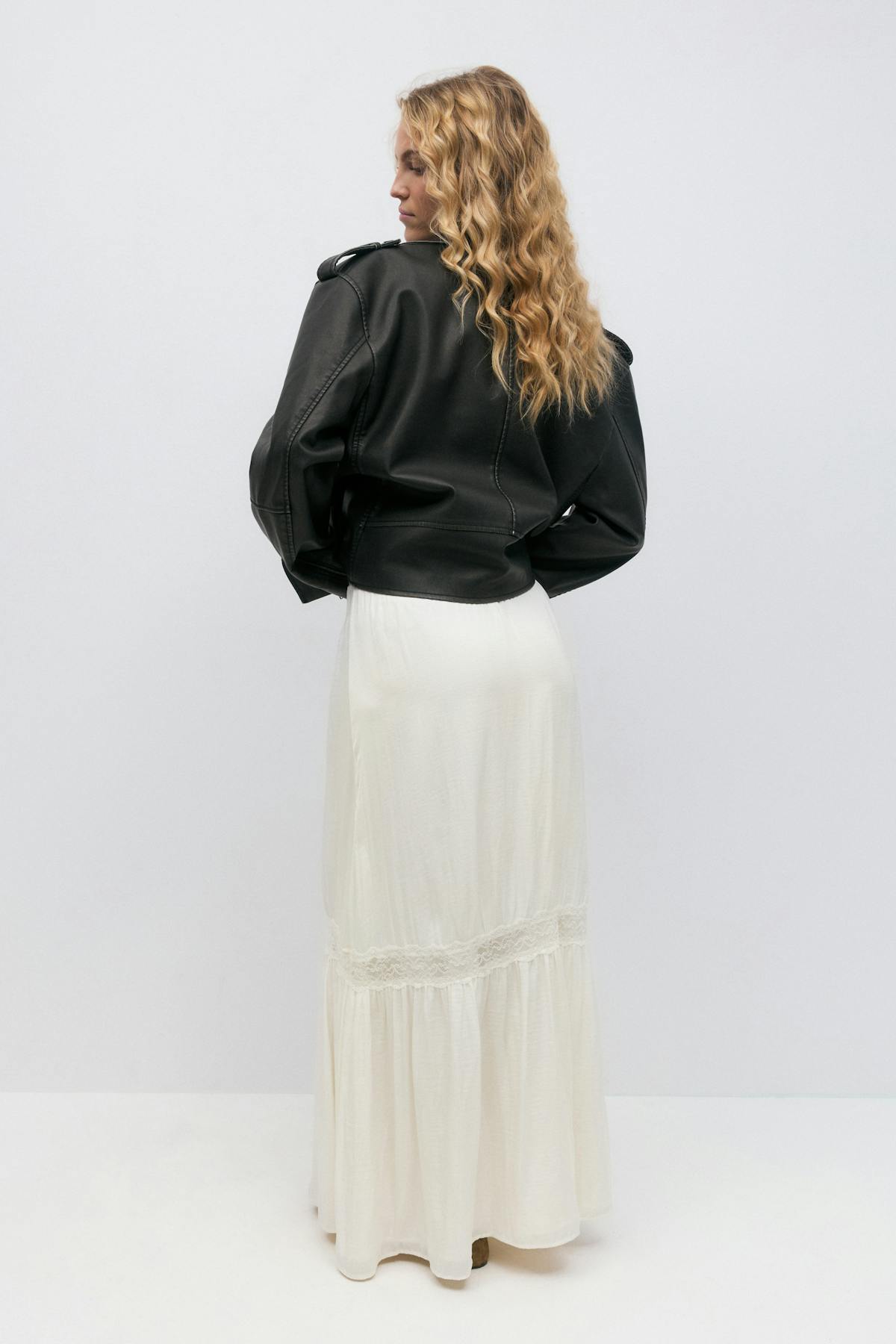maxi skirt - Egret