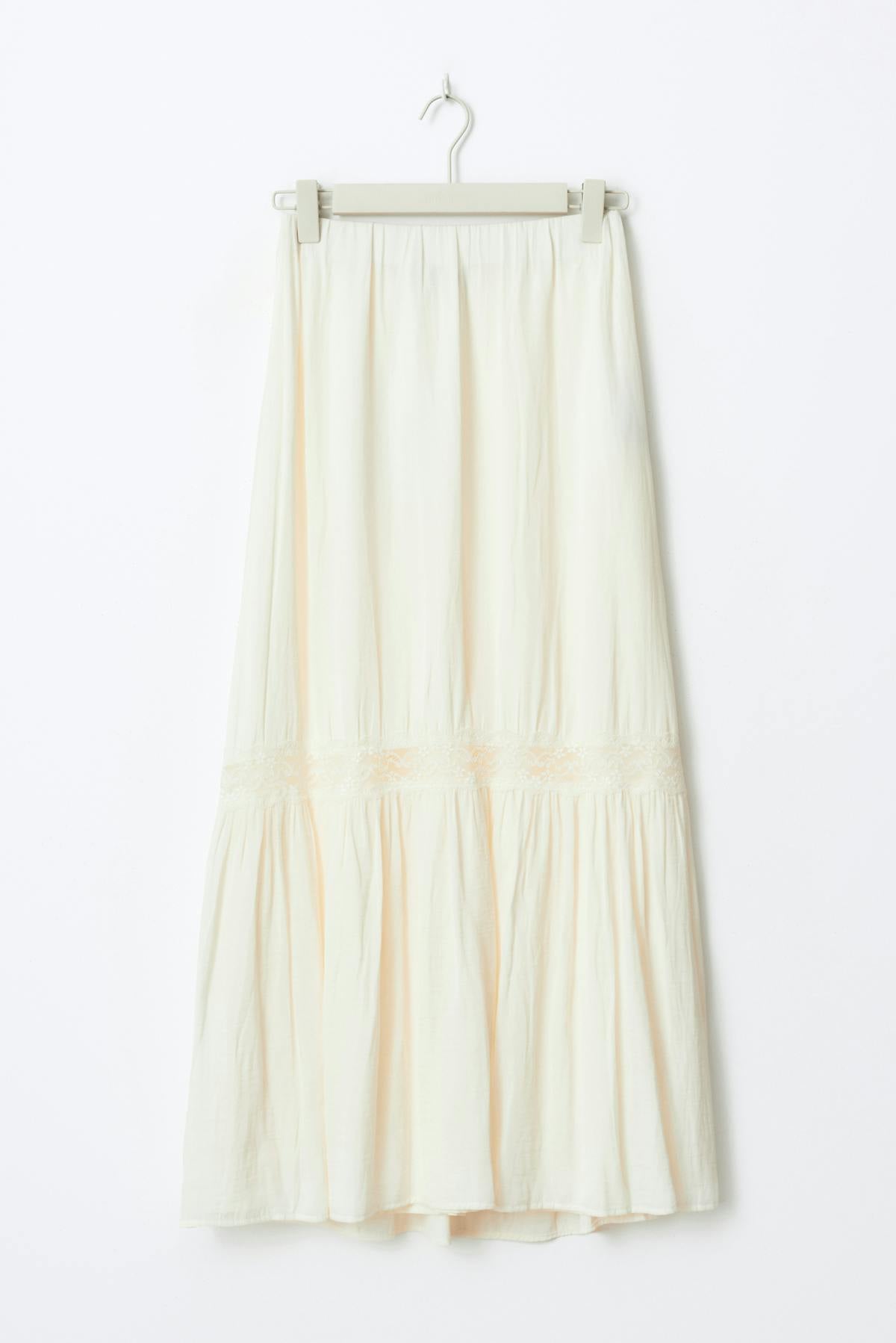 maxi skirt - Egret