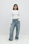 Asymmetric top - Blanc cassé