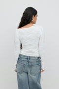 Asymmetric top - Blanc cassé
