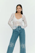 Lace top - Noir