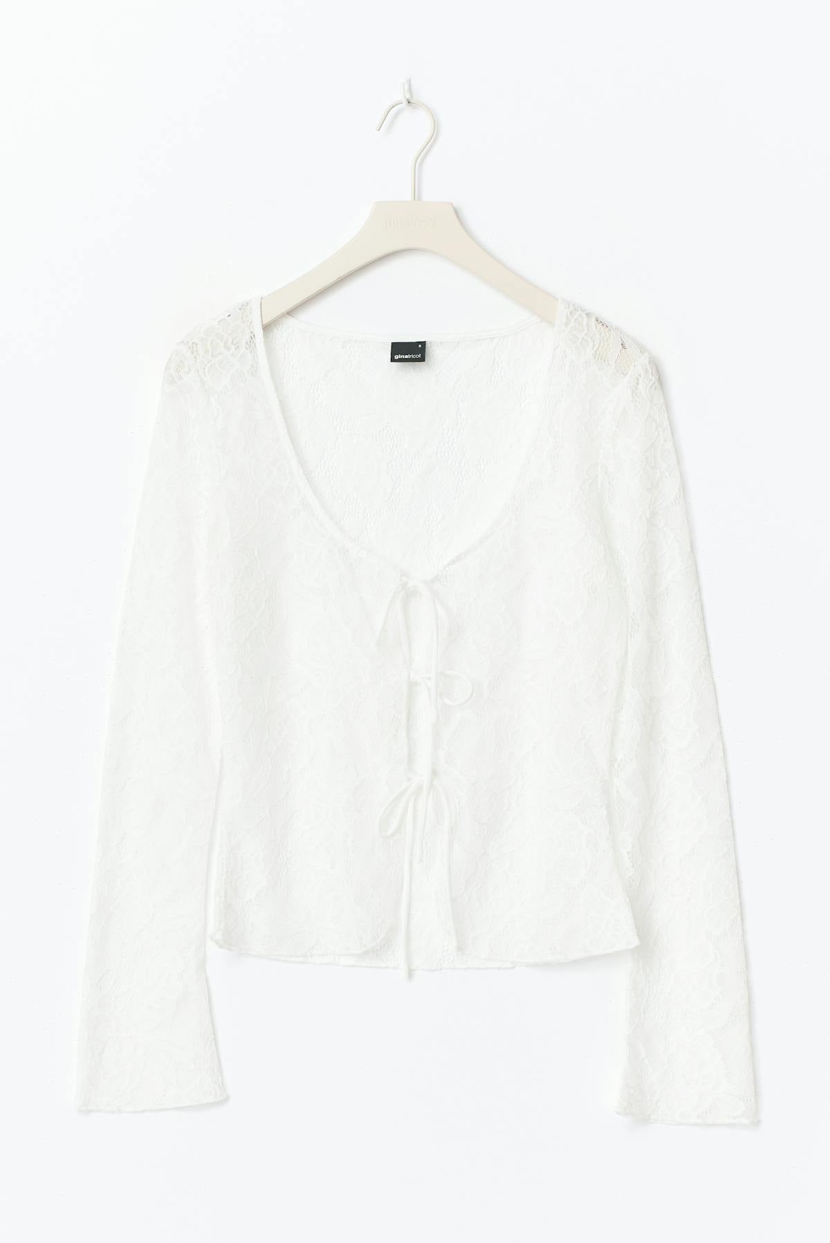 Lace top - Blanc cassé