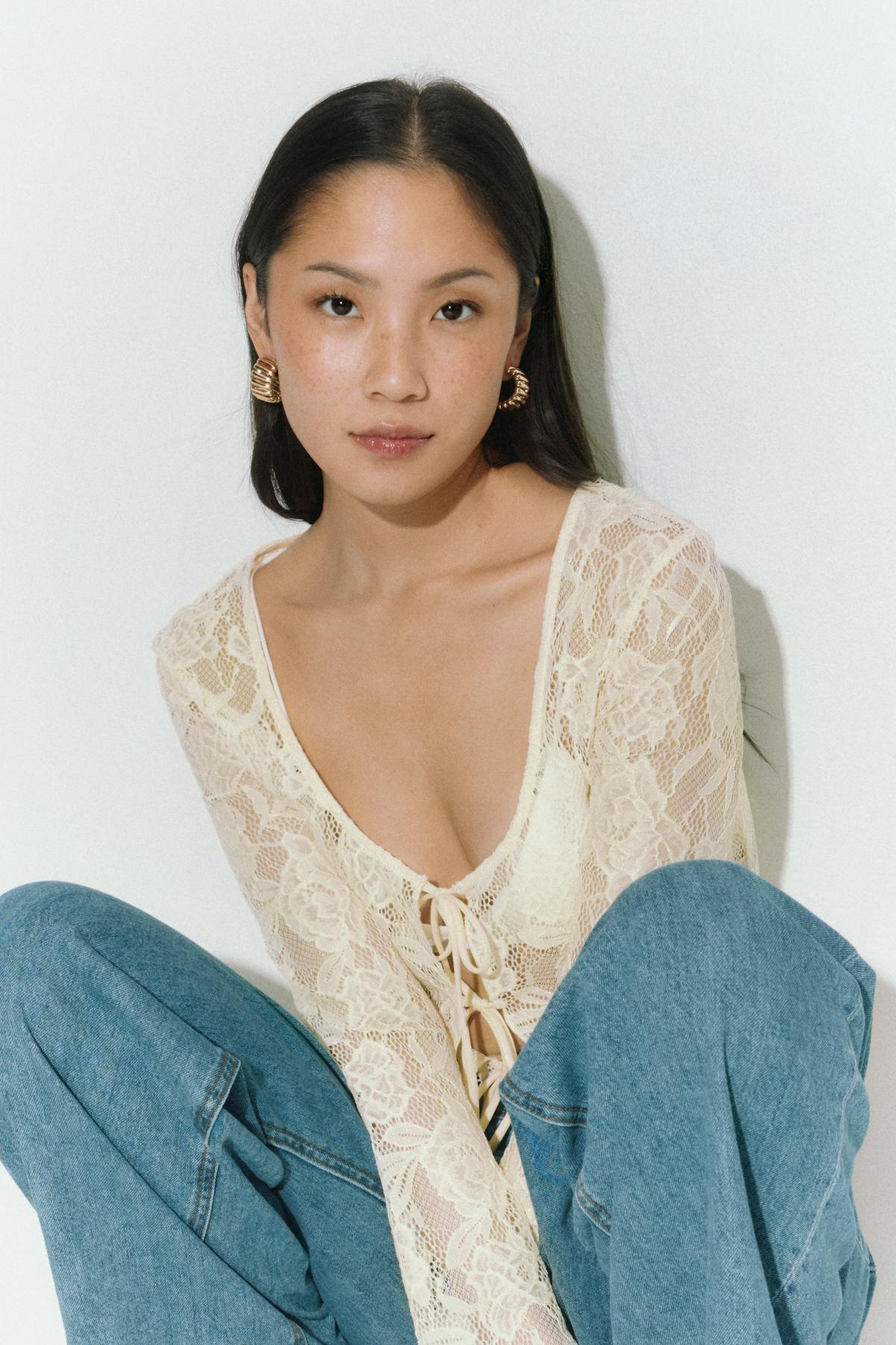 Lace top - Creme