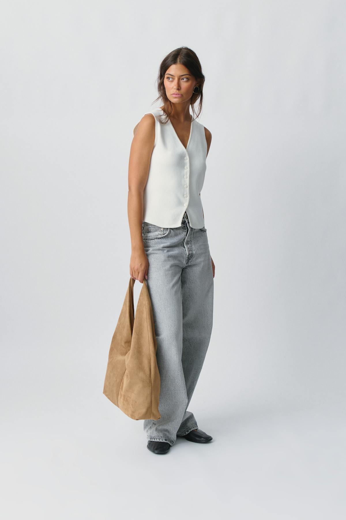 Slouchy bag - Chocolate plum