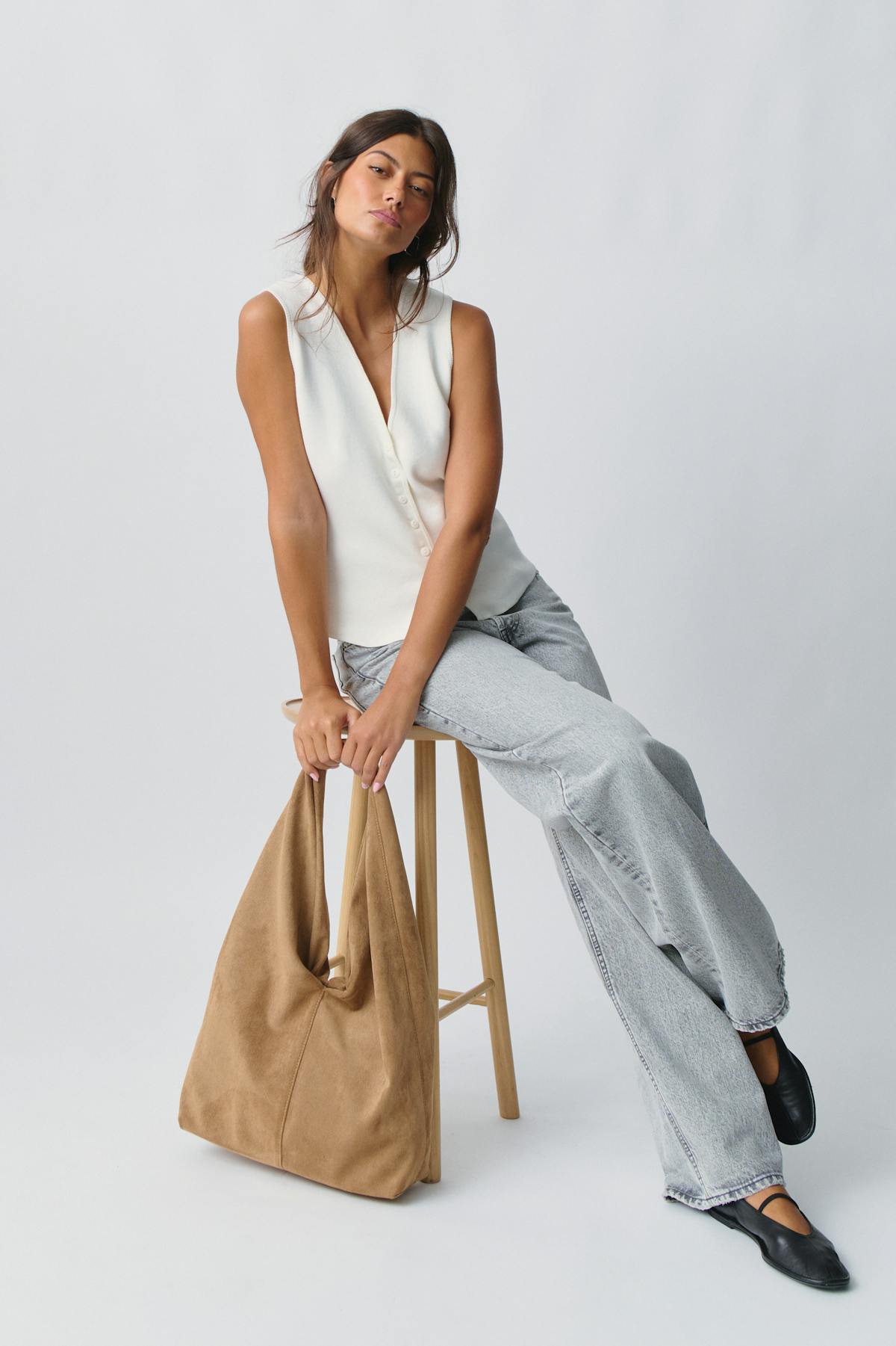 Slouchy bag - Chocolate brown
