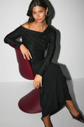 Asymmetric top - Ballet slipper