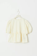 Y puff sleeve top - Creme