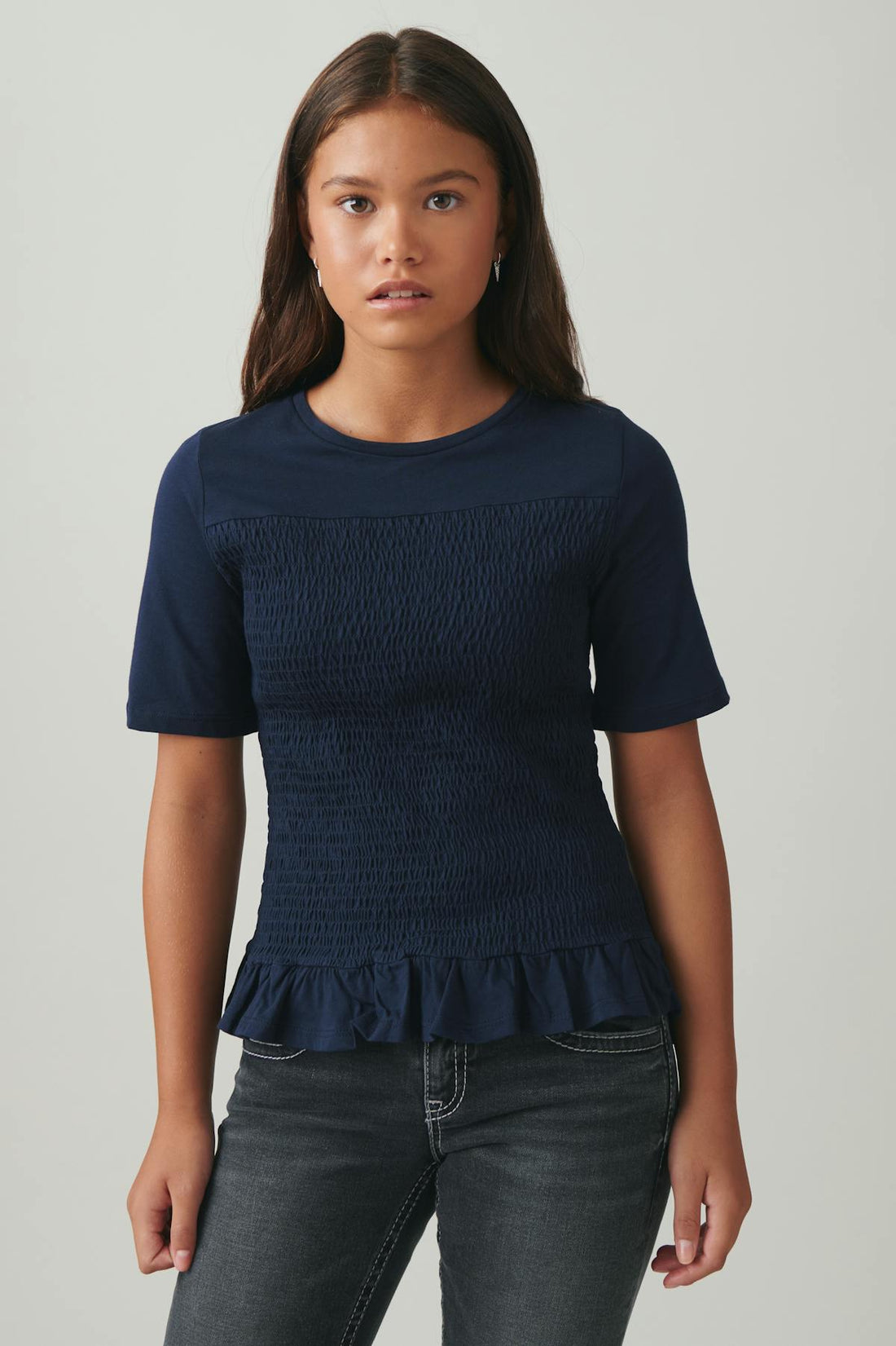 Y smock top - Bleu marine