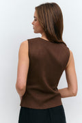 Knitted vest - Noir