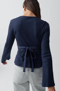 Tie top - Blanc cassé