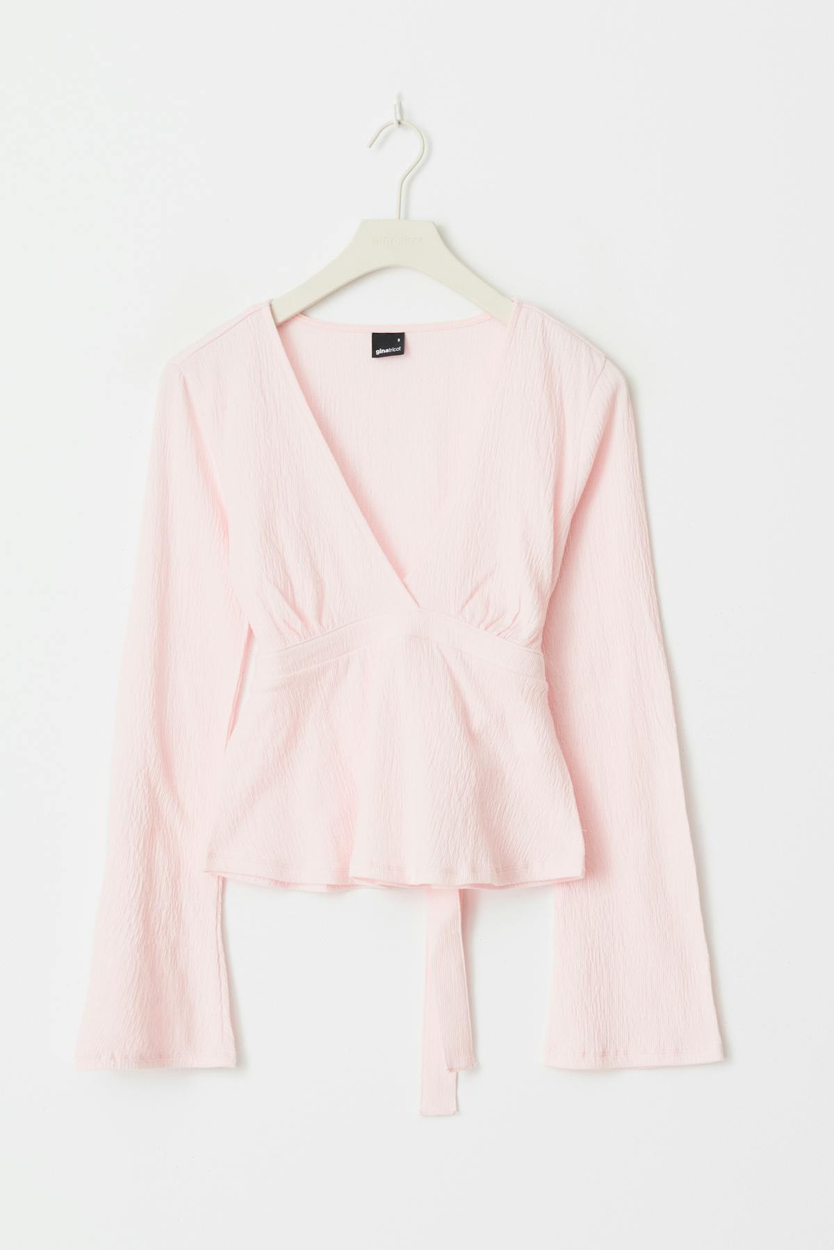 Tie top - Primrose pink