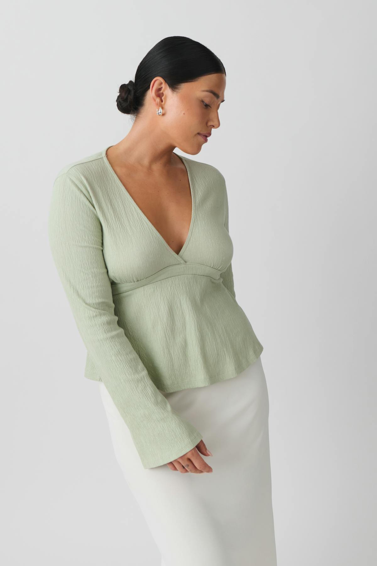 Tie top - Vetiver