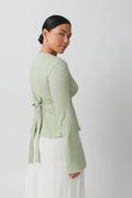 Tie top - Vetiver