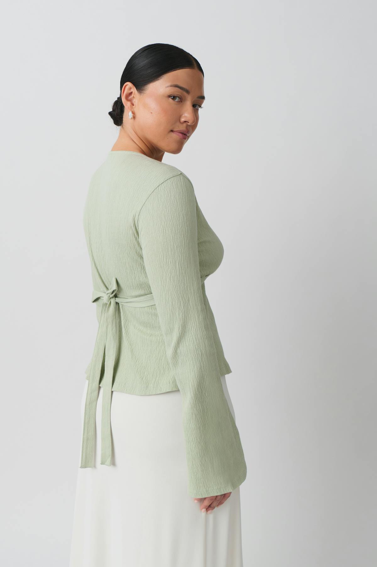 Tie top - Vetiver