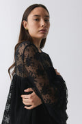 Lace blouse - Noir