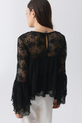 Lace blouse - Noir