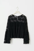 Lace blouse - Noir