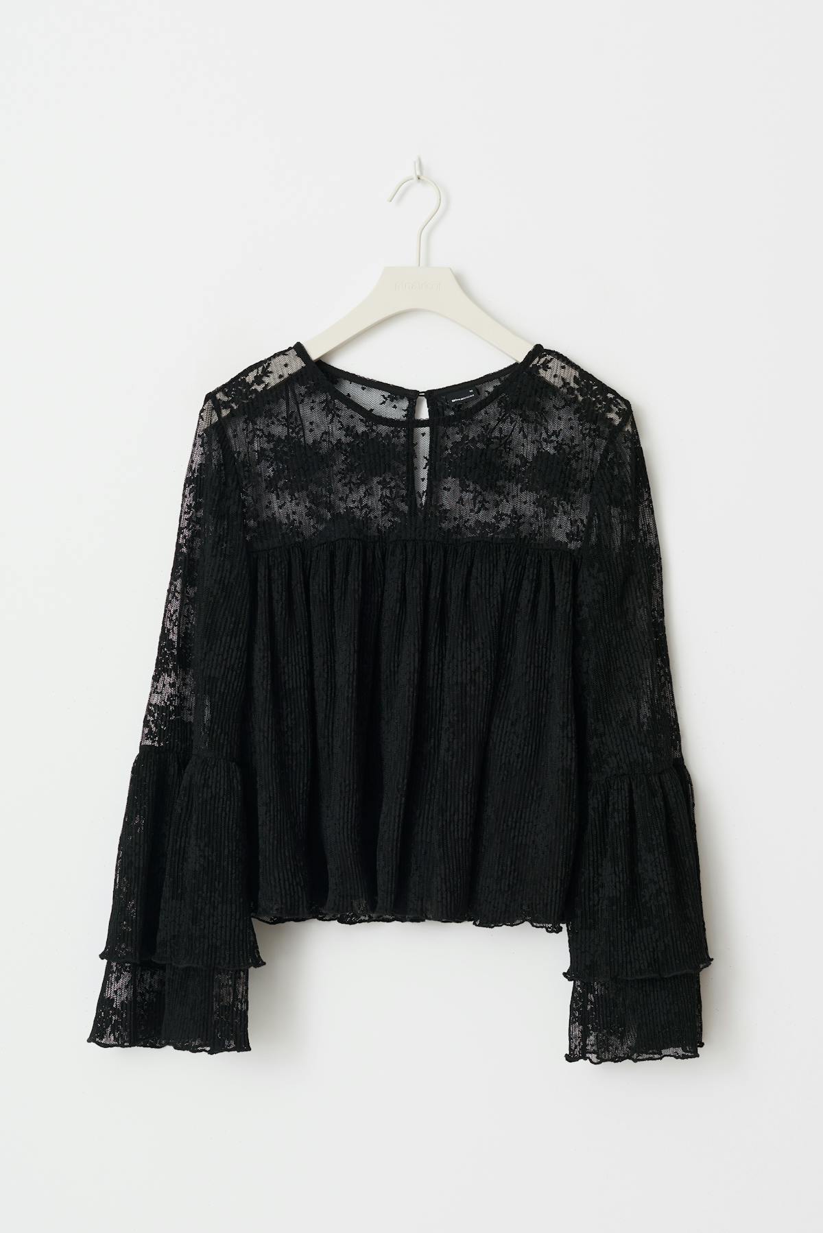 Lace blouse - Noir