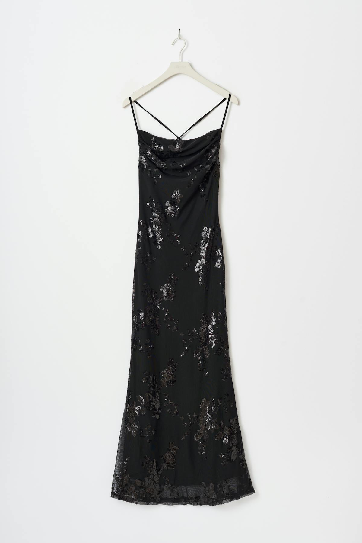 Cowl neck dress - Blanc